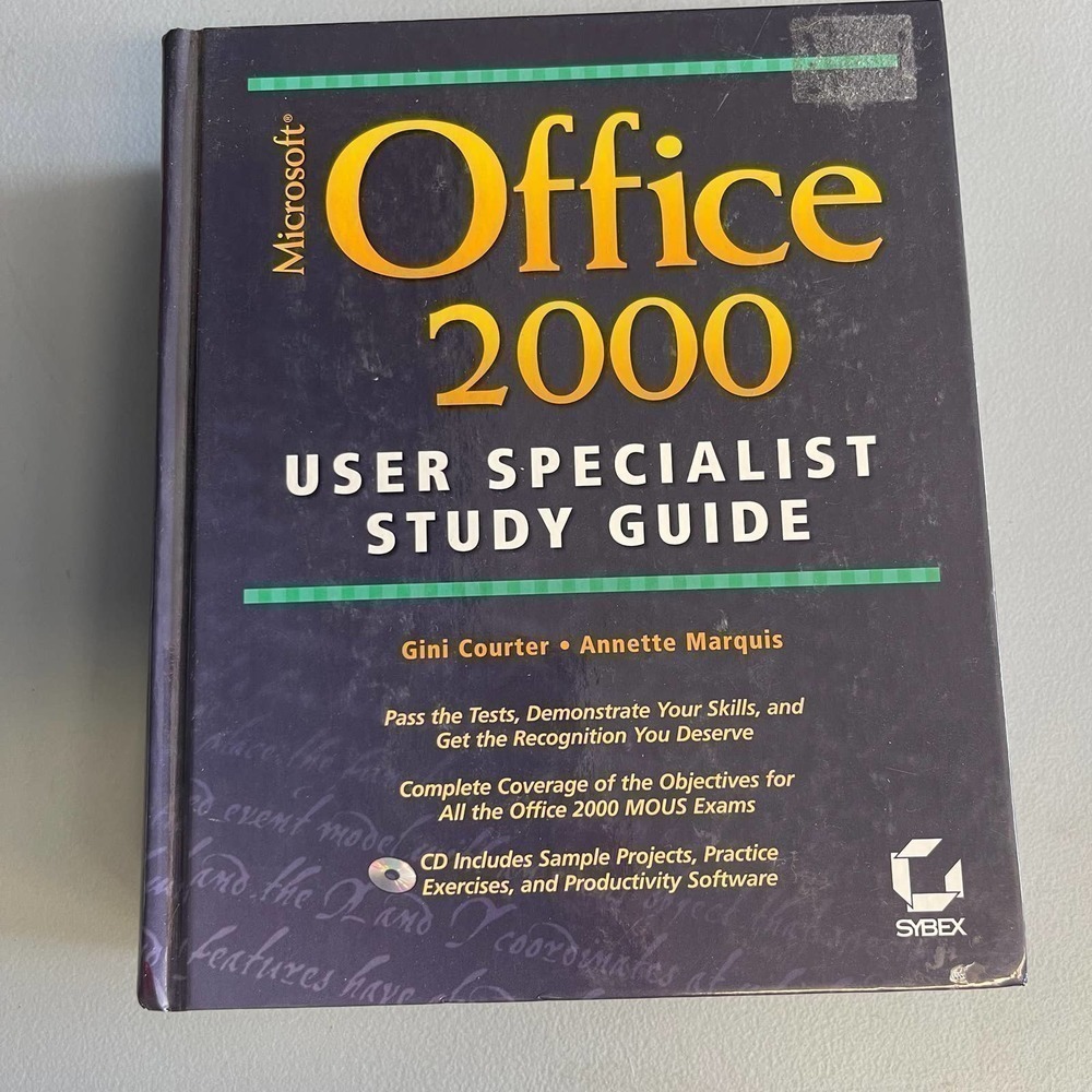 Microsoft Office 2000 User Specialist Study Guide With CD